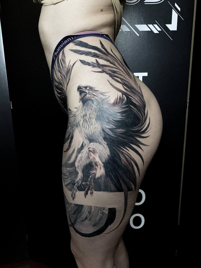 Orzeł, photo - Tatuażysta Barb Tattoo