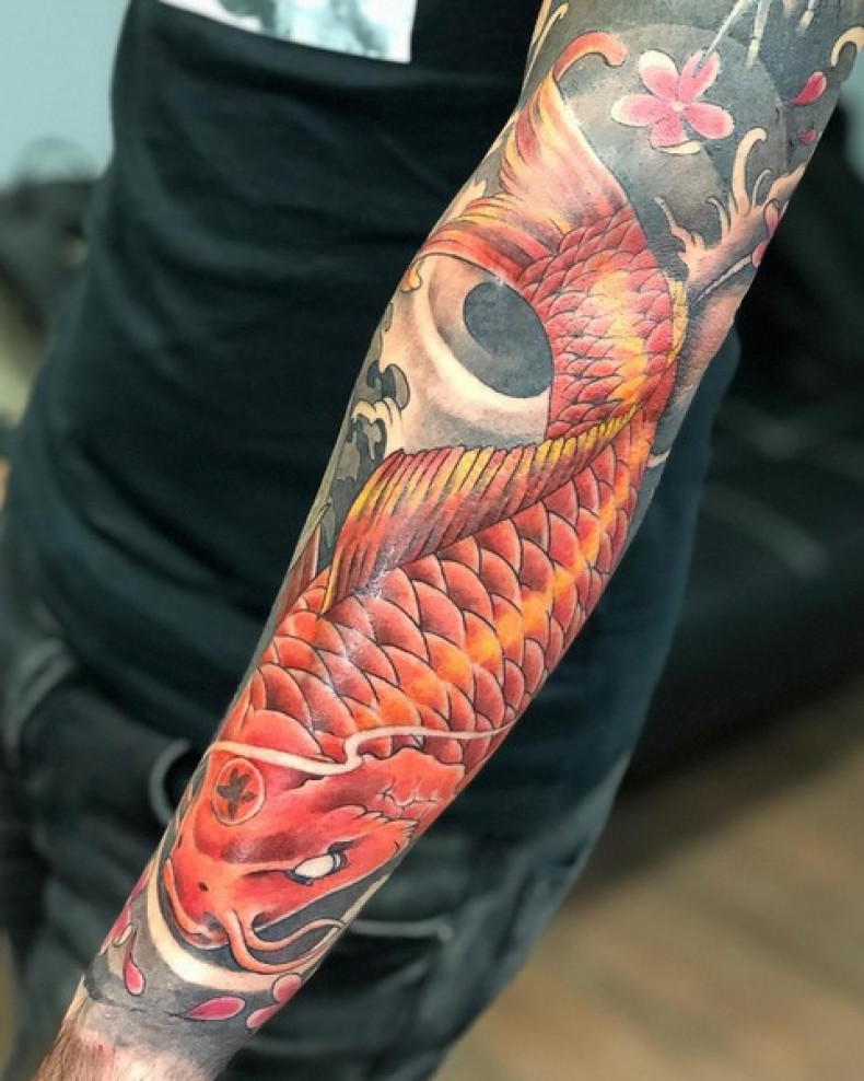 Carp fish, photo - Tattoo Master Barb Tattoo