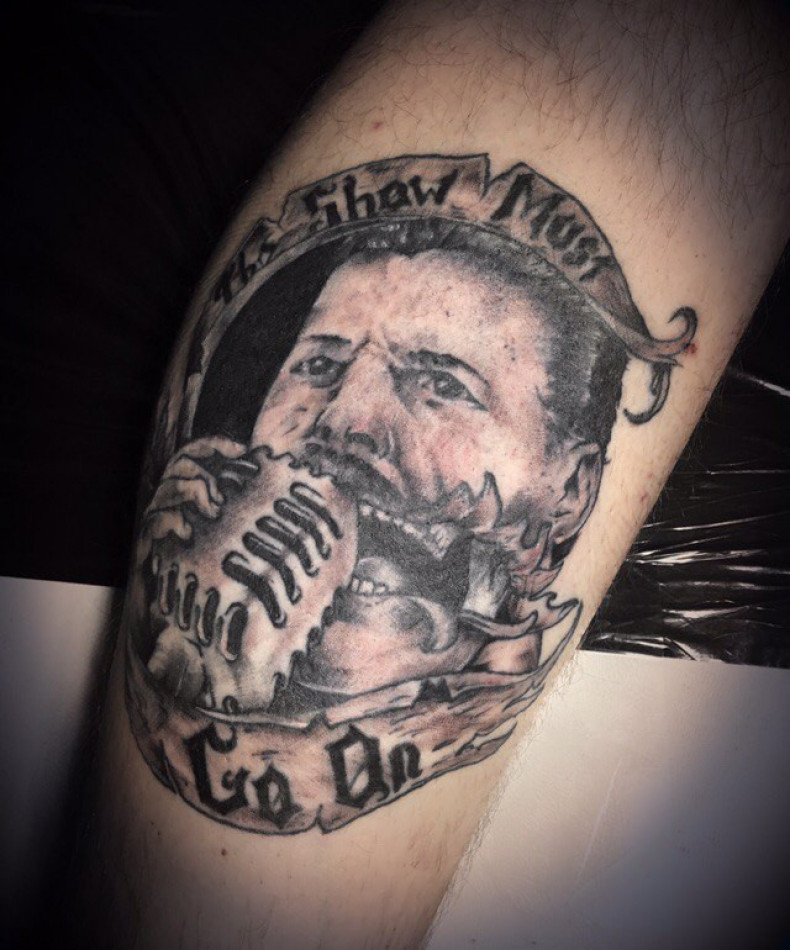 Microphone portrait, photo - Tattoo Master Barb Tattoo