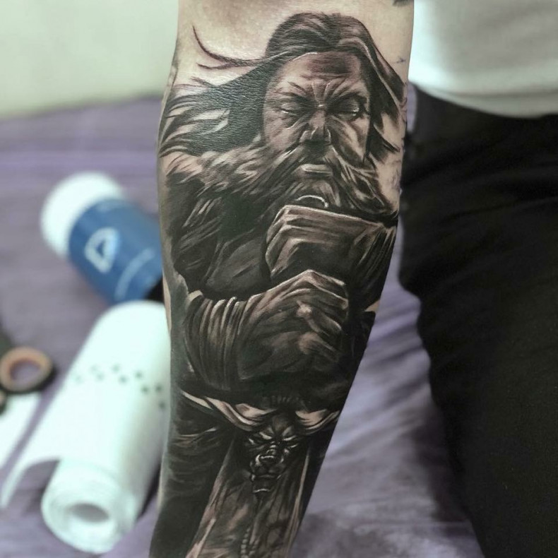 Богатырь славянские, photo - Тату мастер Barb Tattoo