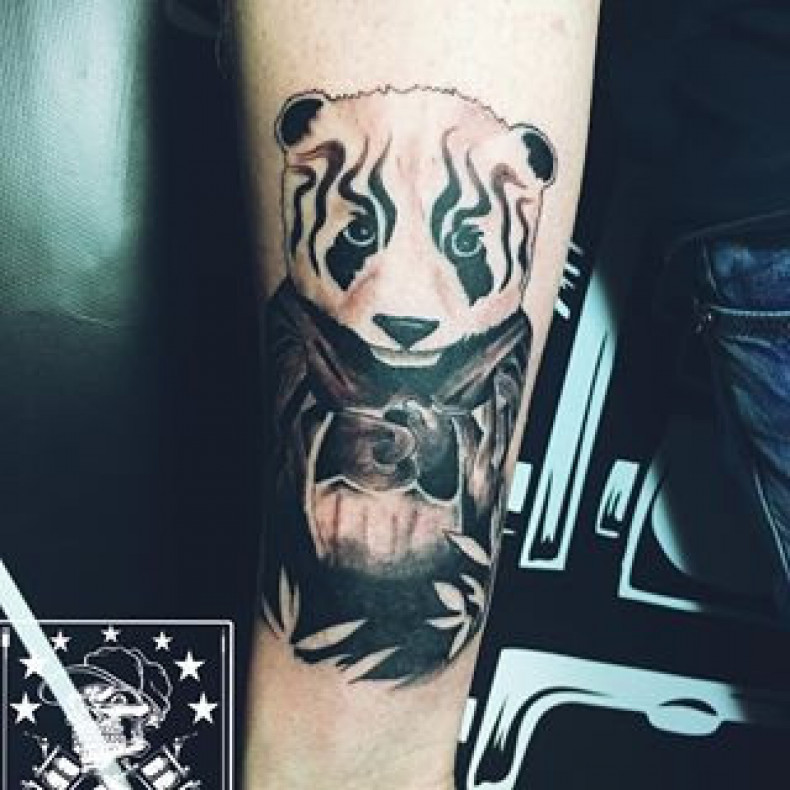 Panda, photo - Tatuażysta Barb Tattoo