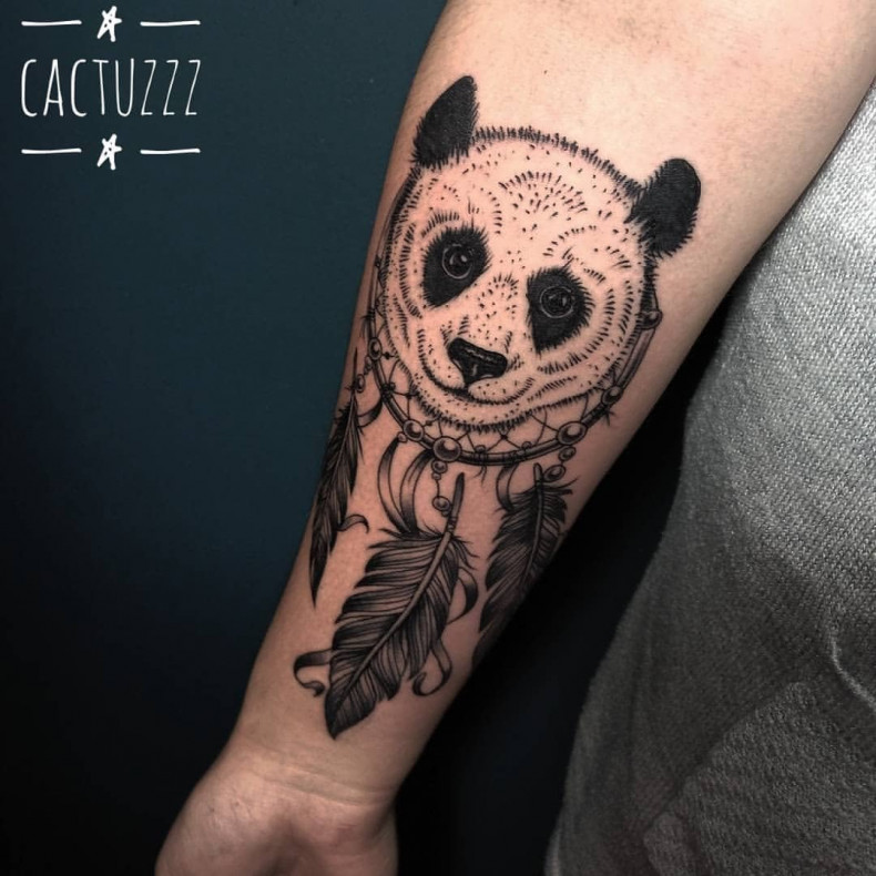 Panda, photo - Tatuażysta Barb Tattoo