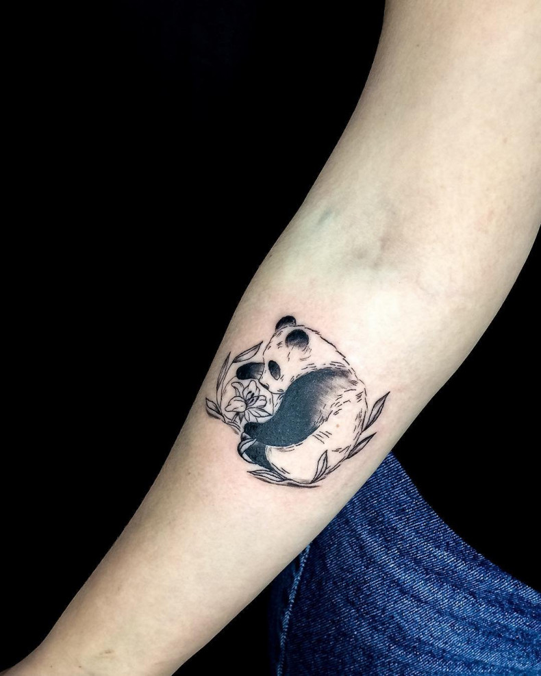 Panda, photo - Tatuażysta Barb Tattoo