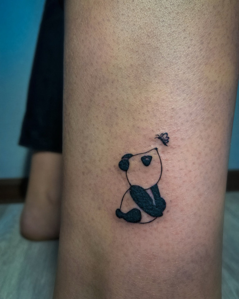 Mały panda, photo - Tatuażysta Barb Tattoo