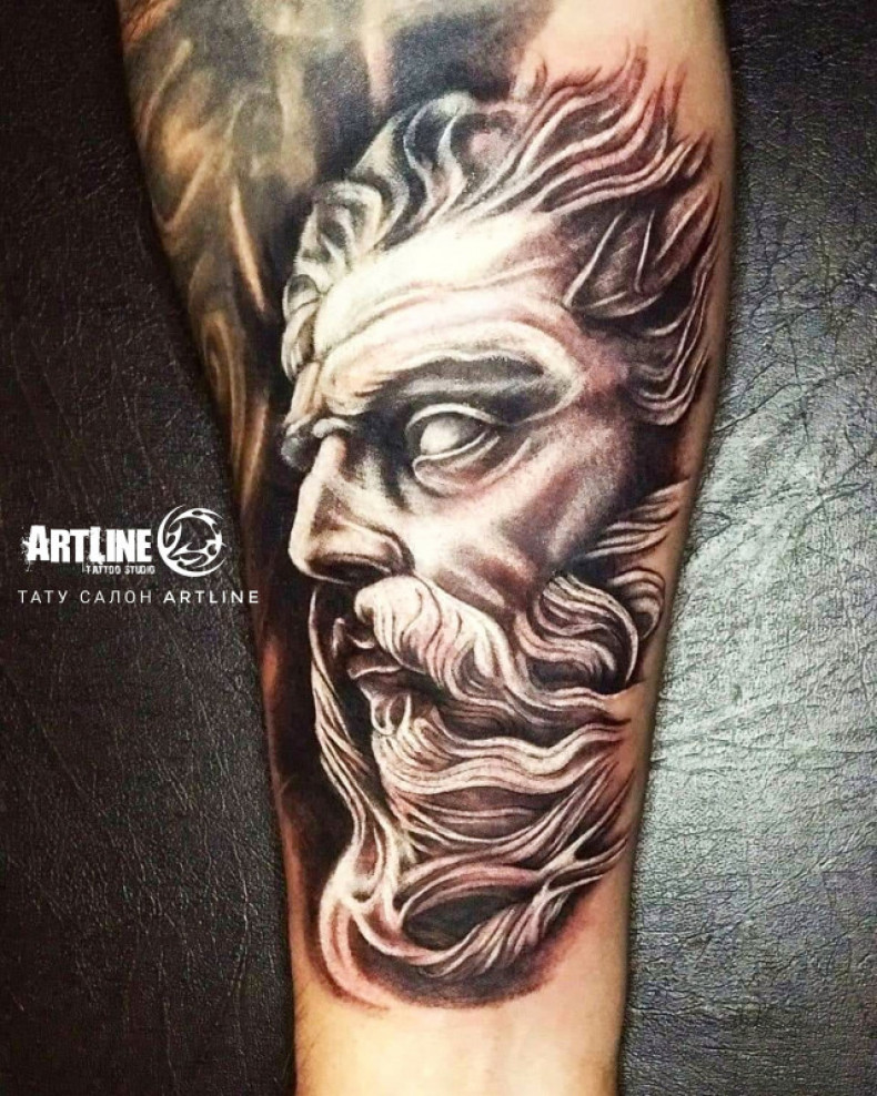 Тату посейдон, photo - Тату мастер Barb Tattoo