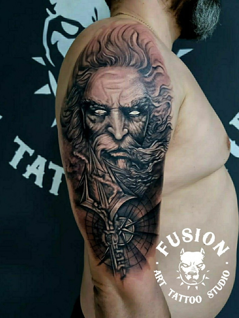 Tattoo in the style of realism by master Andrii Yudin, photo - Tattoo Master Barb Tattoo