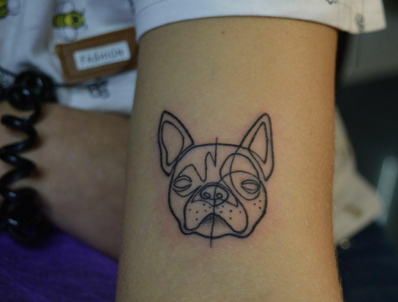 Bulldog, photo - Tattoo Master Barb Tattoo