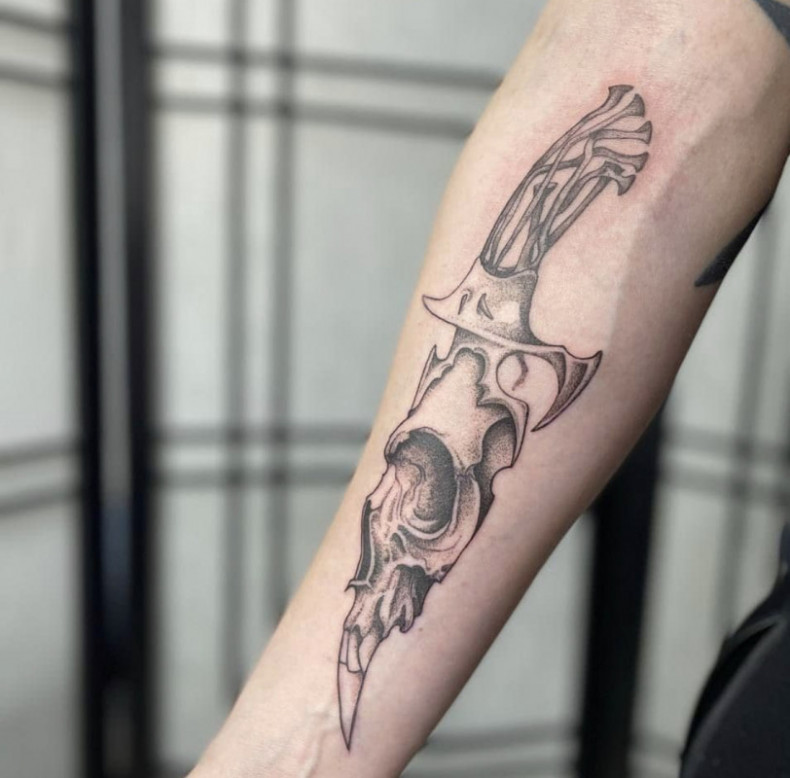 Nóż, photo - Tatuażysta Barb Tattoo