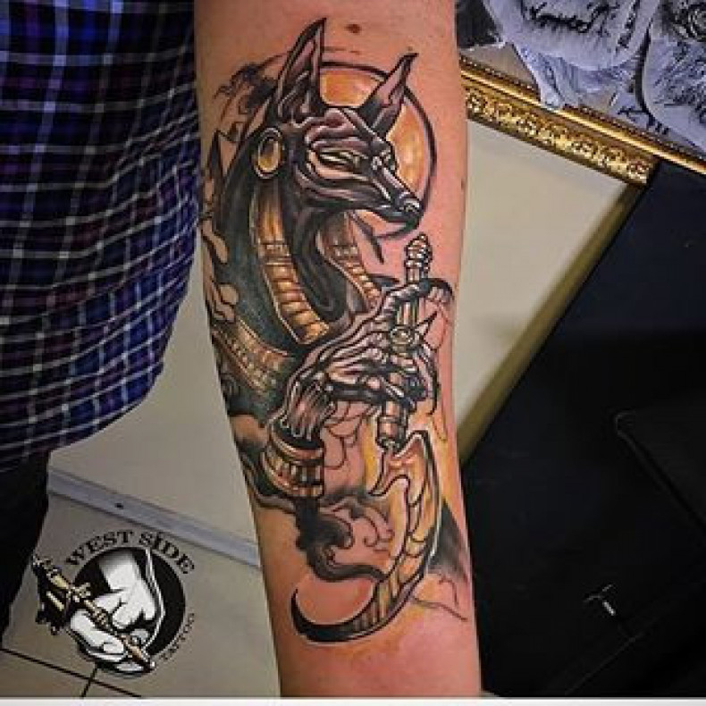 Anubis, photo - Tatuażysta Barb Tattoo