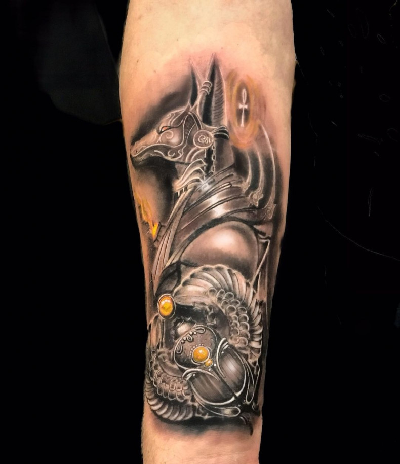 Anubis zuk, photo - Tatuażysta Barb Tattoo