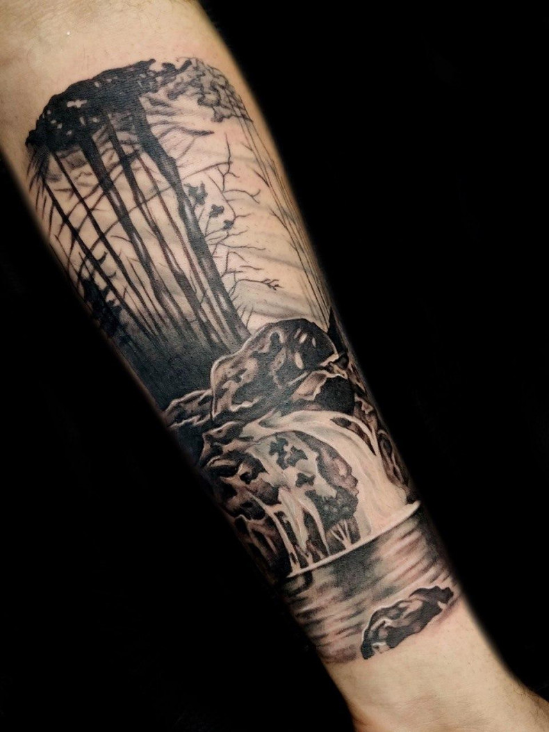 Landschaft, photo - Tattoo-Meister Barb Tattoo