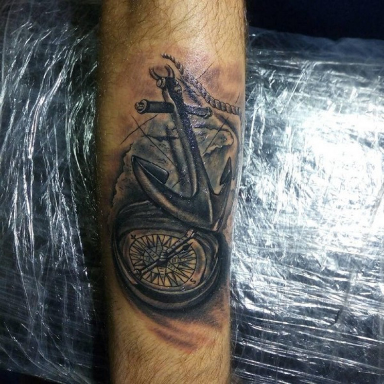 Anchor, photo - Tattoo Master Barb Tattoo