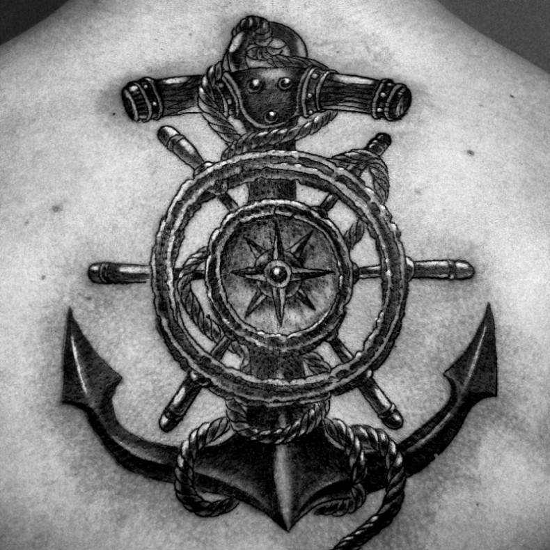 Helm anchor, photo - Tattoo Master Barb Tattoo