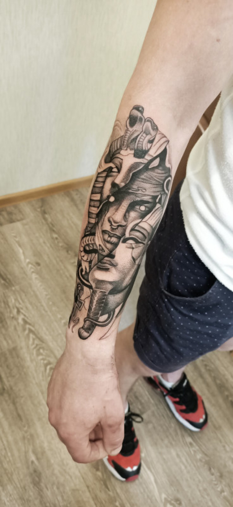 Black and grey surrealism, photo - Tattoo Master Barb Tattoo