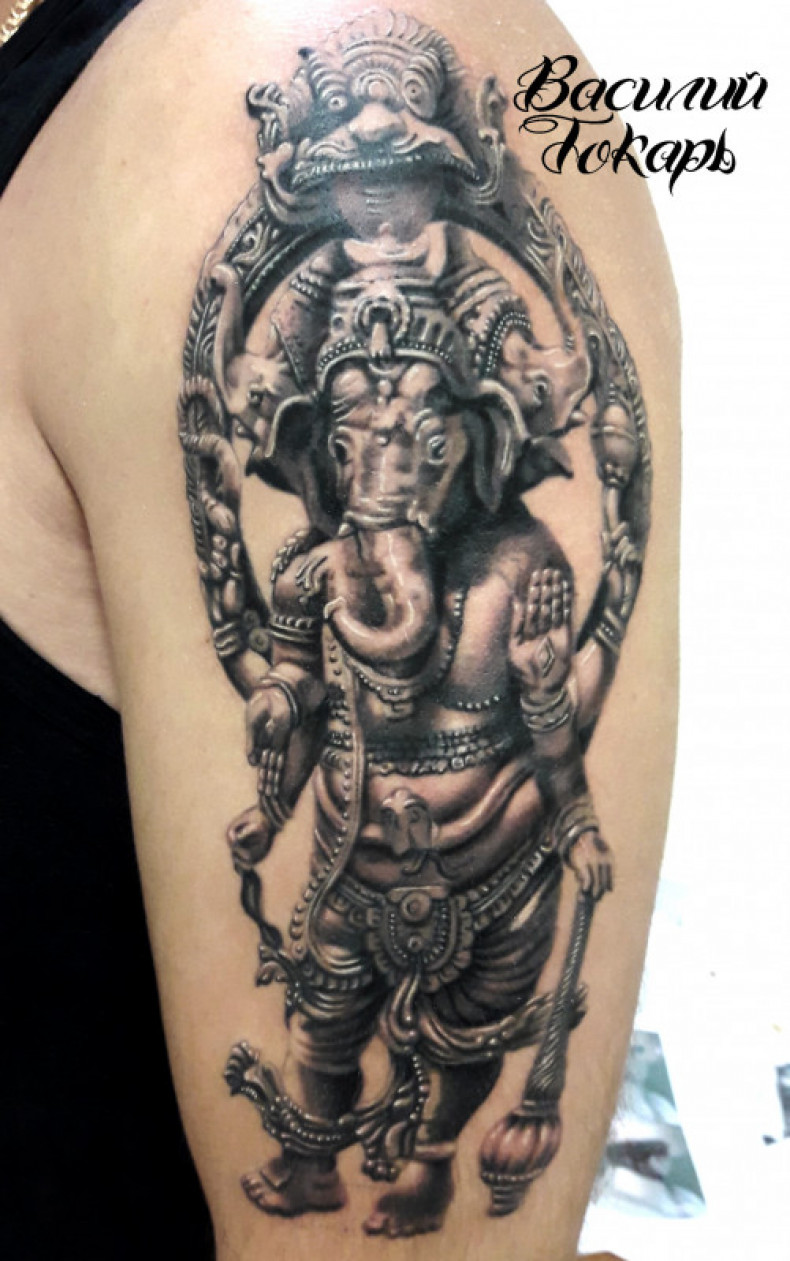 Ganesha, photo - Tattoo Master Barb Tattoo