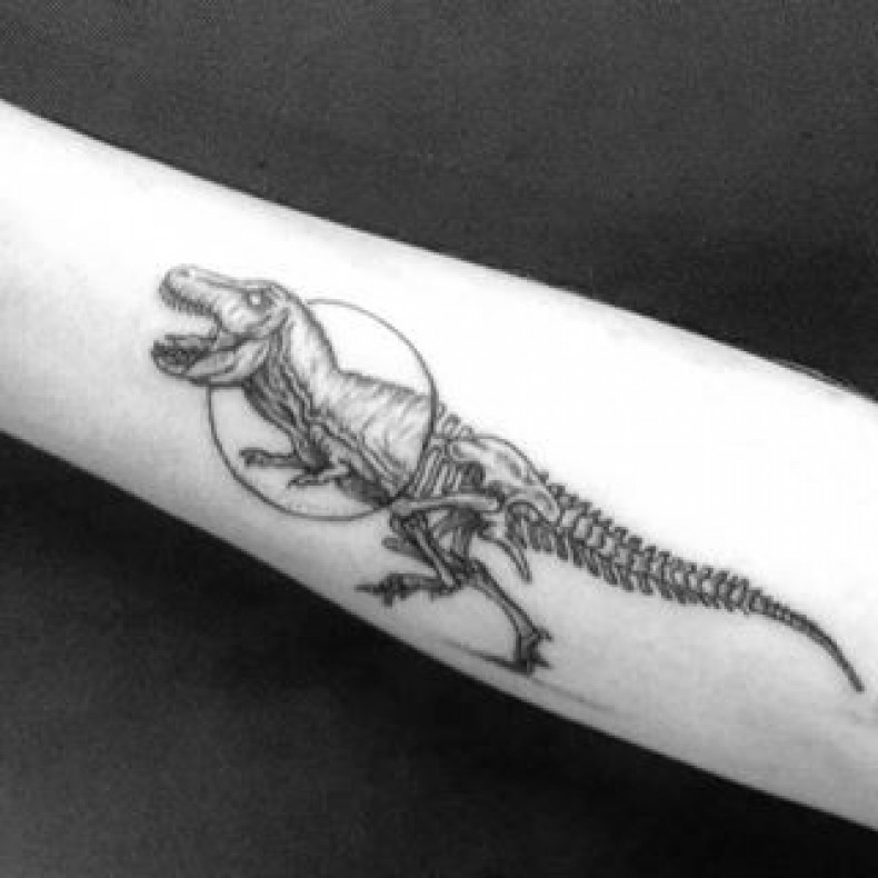 Dinosaurier, photo - Tattoo-Meister Barb Tattoo