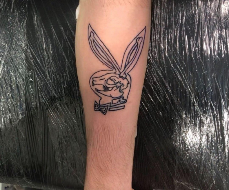 Zając królik, photo - Tatuażysta Barb Tattoo