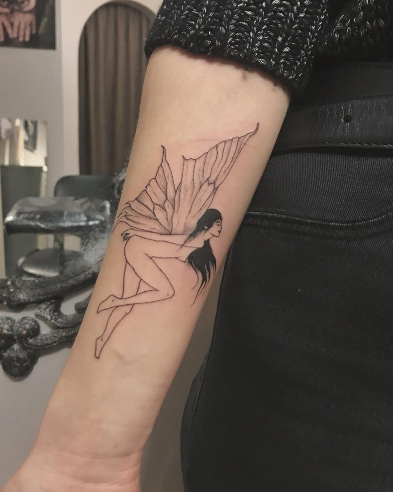 Wróżka, photo - Tatuażysta Barb Tattoo