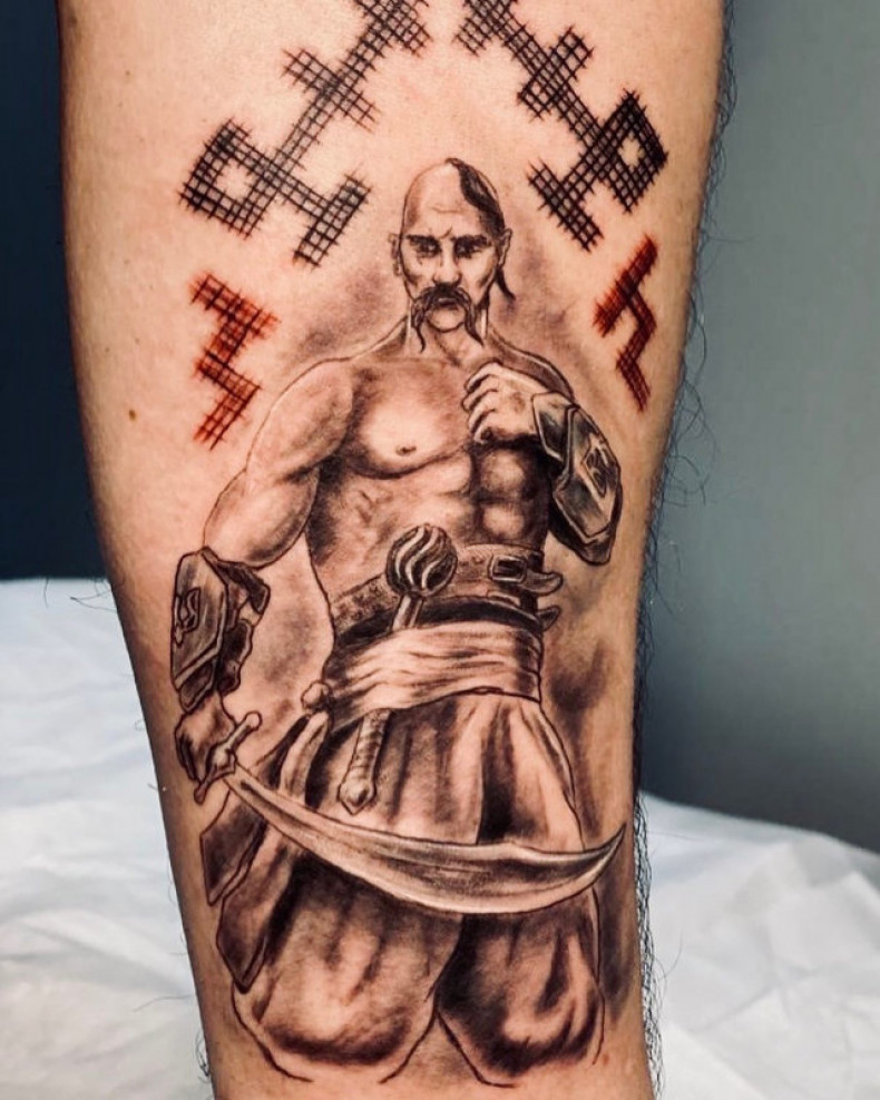 Козак свобода, photo - Тату мастер Barb Tattoo