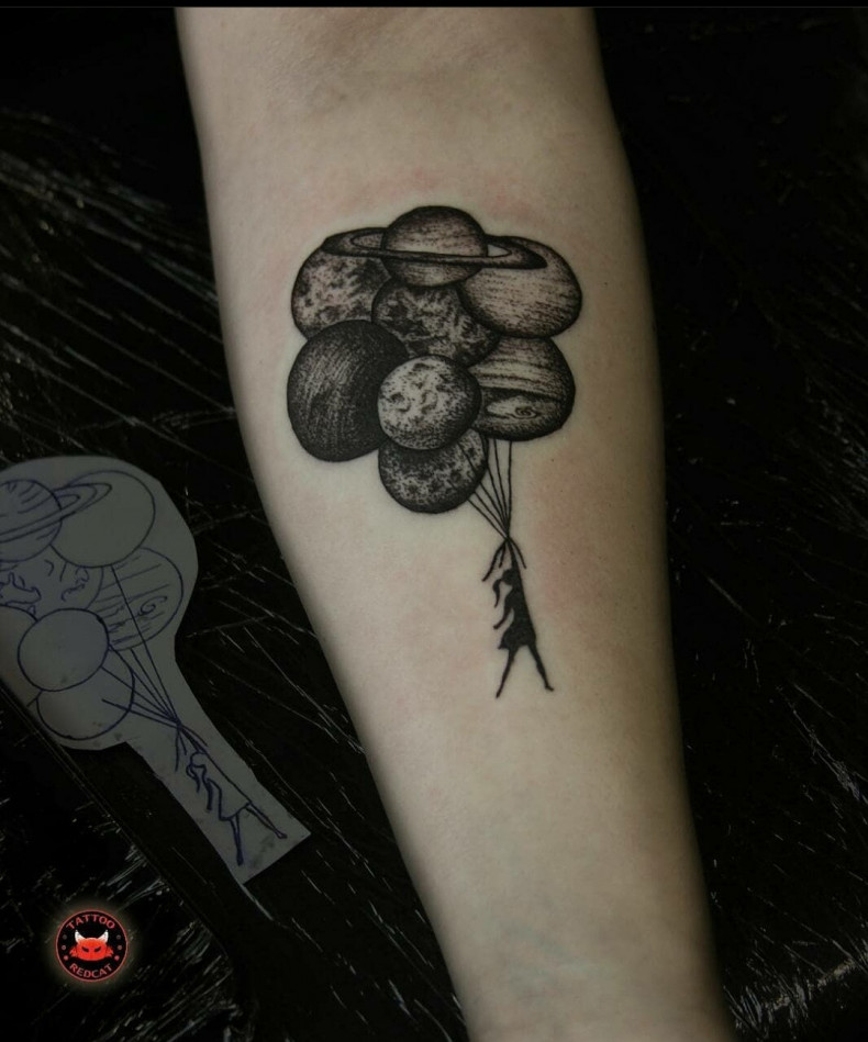 Luftballon, photo - Tattoo-Meister Barb Tattoo