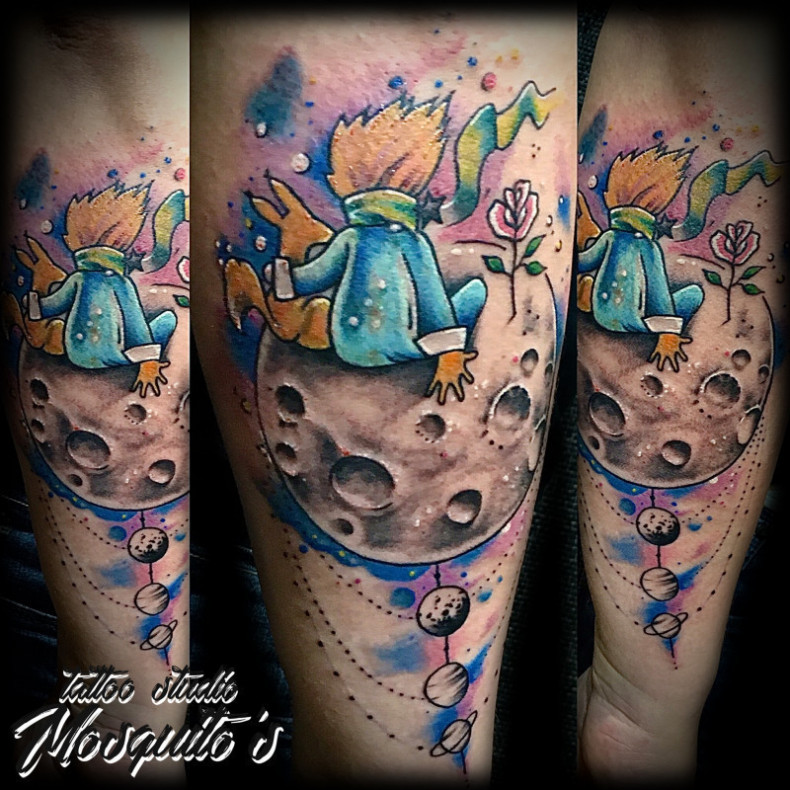 Little prince cartoons, photo - Tattoo Master Barb Tattoo