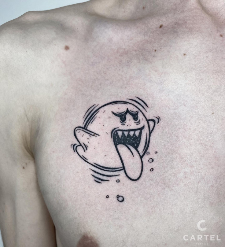 Cartoons ghost funny, photo - Tattoo Master Barb Tattoo