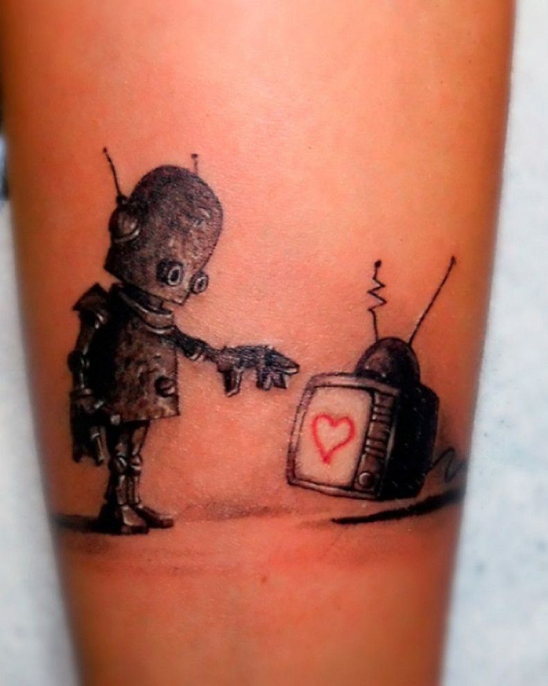 Tattoo mini robot, photo - Tattoo Master Barb Tattoo