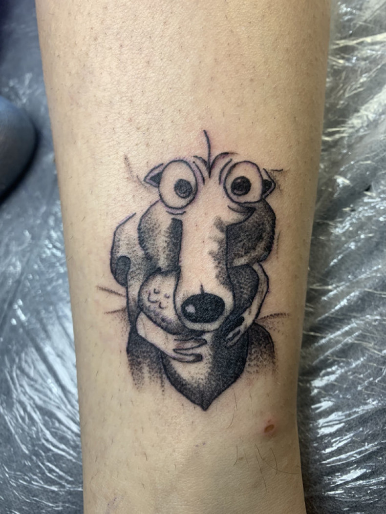 Squirrel cartoons funny, photo - Tattoo Master Barb Tattoo