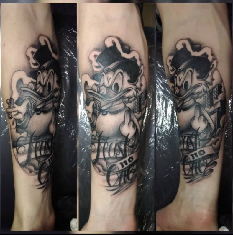 Scrooge Tattoo Checano, photo - Tattoo Master Barb Tattoo