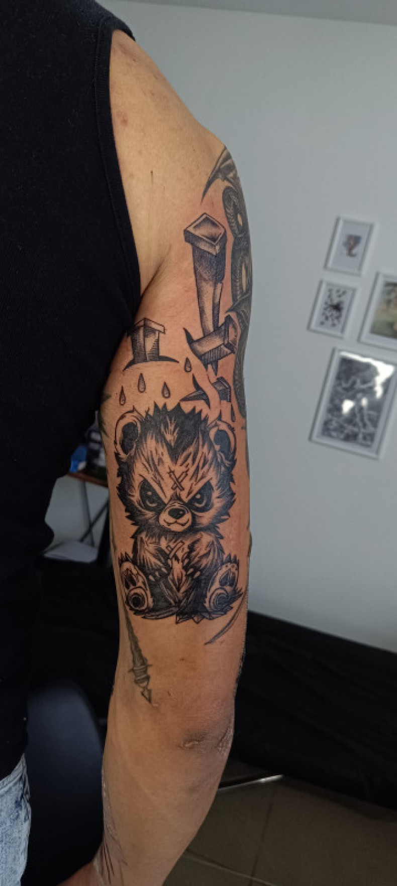 Игрушка мишка мультяшные, photo - Тату мастер Barb Tattoo