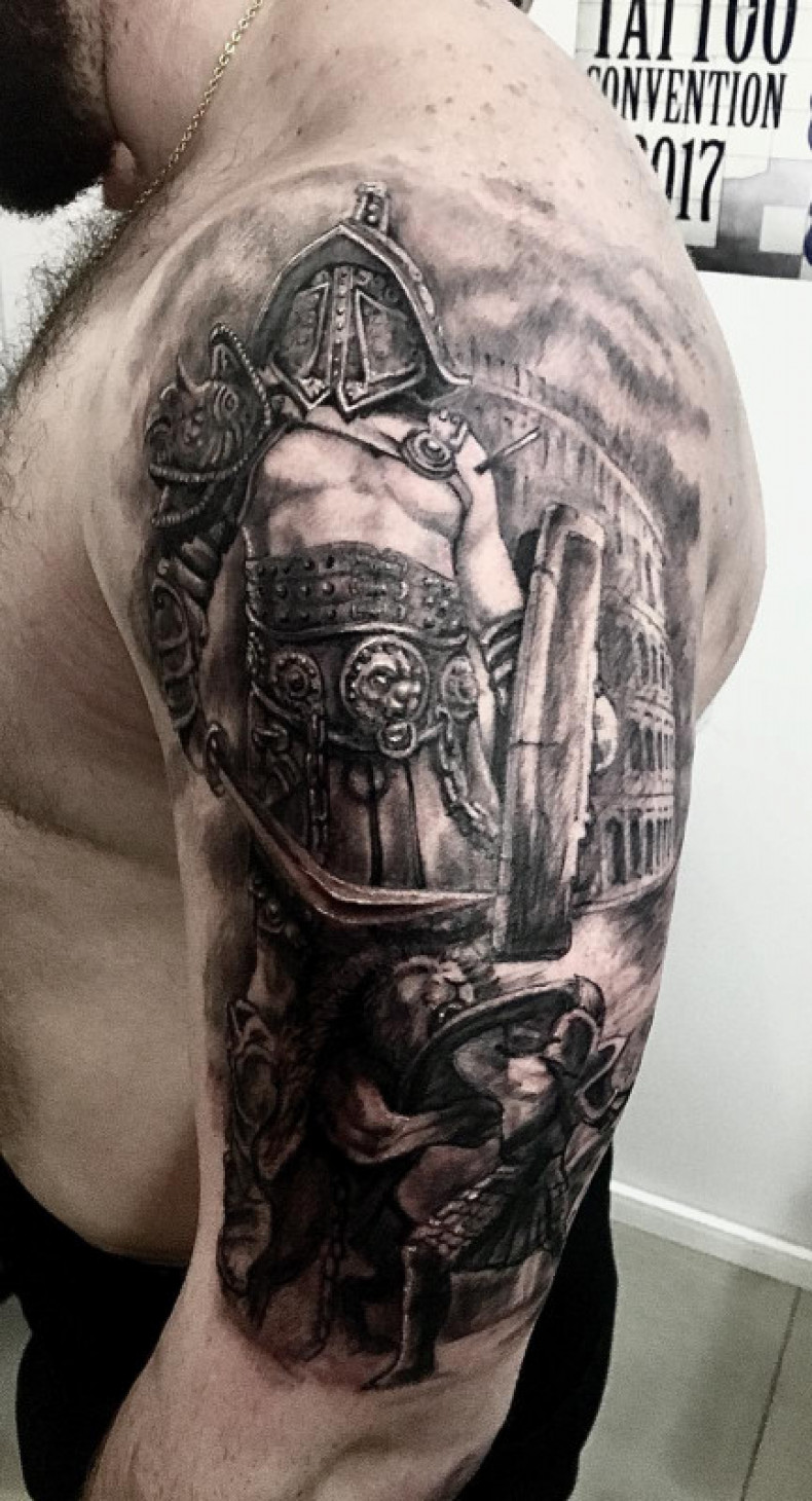 Спартанец, photo - Тату мастер Barb Tattoo