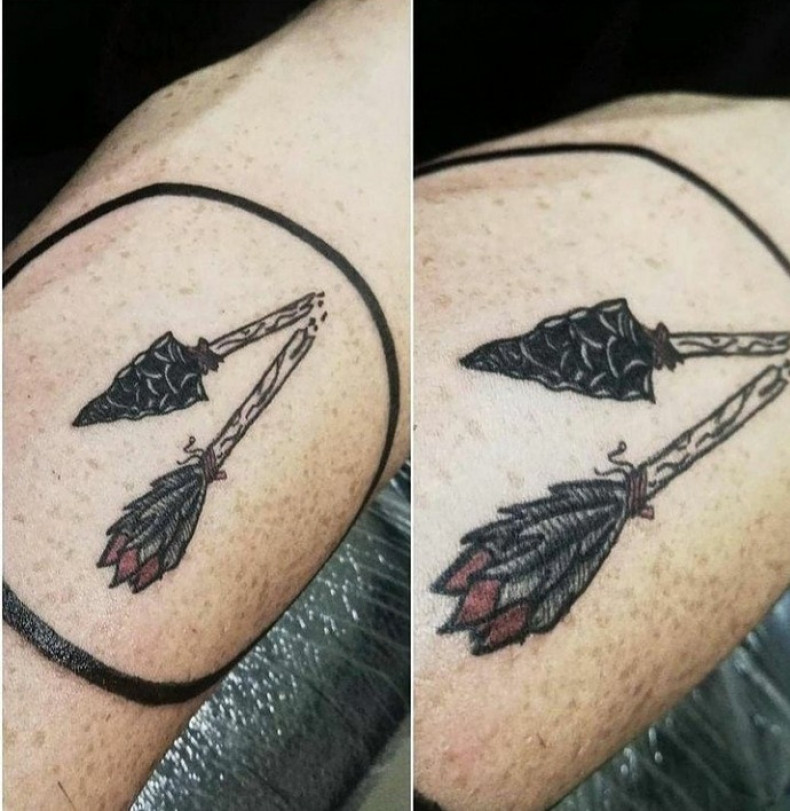 Circle arrow, photo - Tattoo Master Barb Tattoo