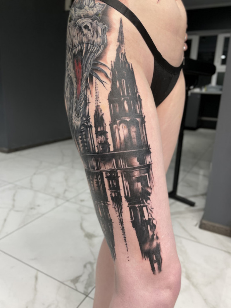 Zrobione za 2 centy. Mistrz Lena 200 $ za sesję, photo - Tatuażysta Barb Tattoo