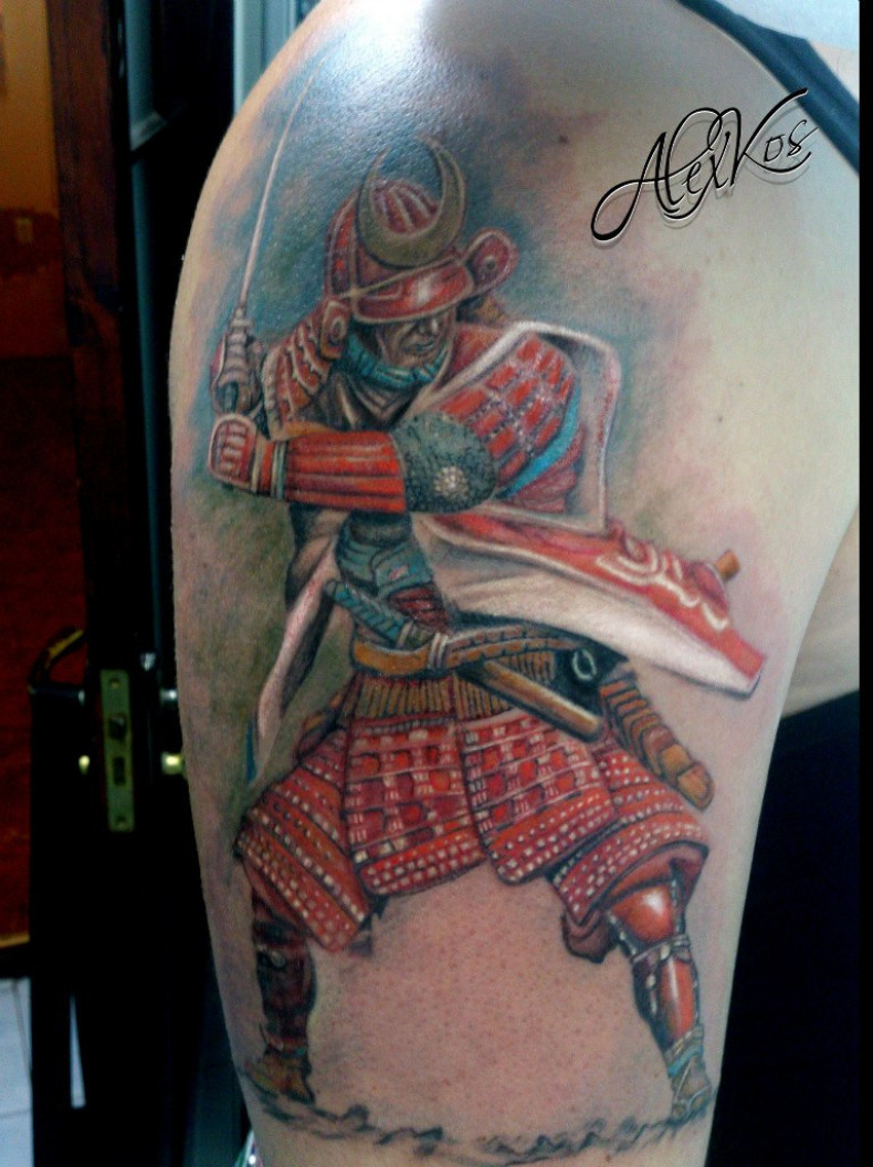 Samuraj, photo - Tatuażysta Barb Tattoo