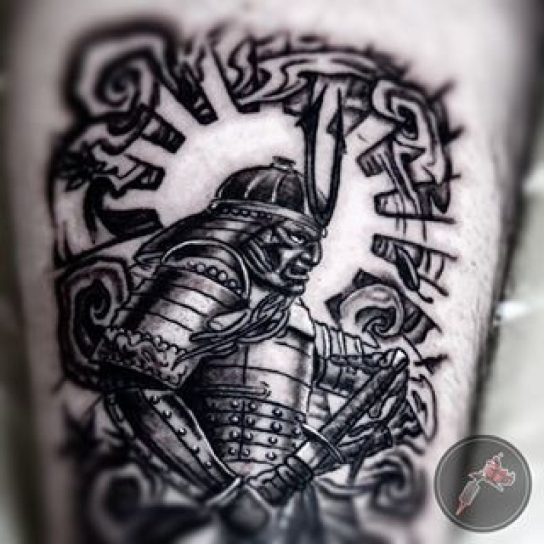 Samuraj, photo - Tatuażysta Barb Tattoo