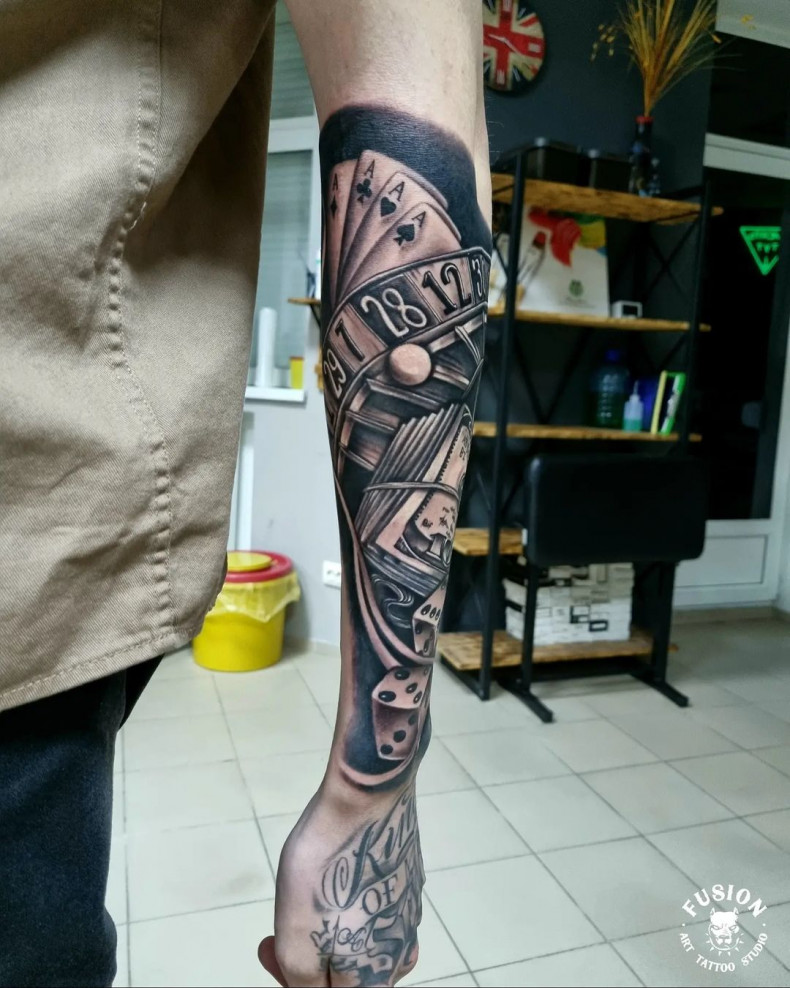 Dzieło mistrza Andrieja Judina, photo - Tatuażysta Barb Tattoo