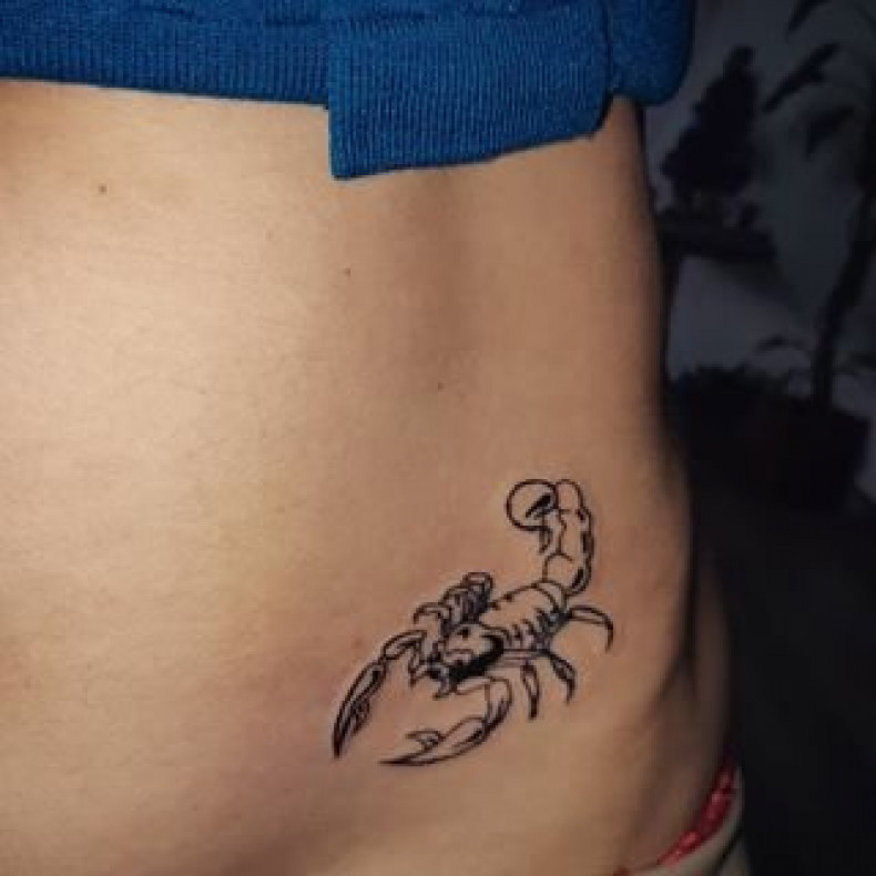 Skorpion, photo - Tatuażysta Barb Tattoo