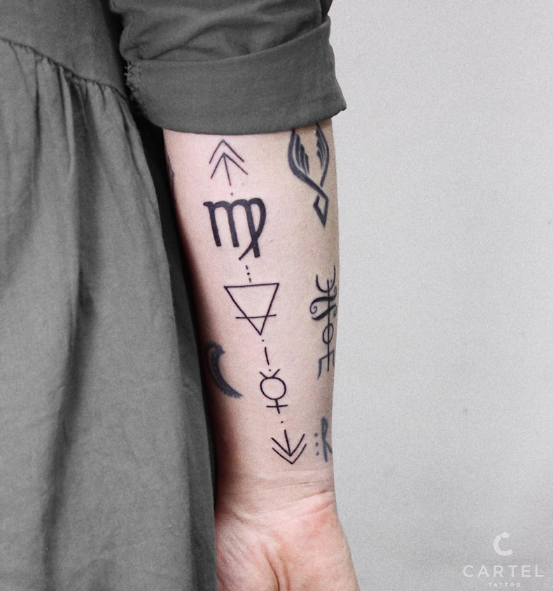 Panna znak zodiaku, photo - Tatuażysta Barb Tattoo