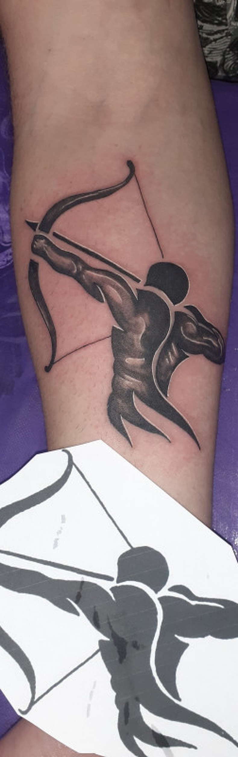 Znak zodiaku strzelec, photo - Tatuażysta Barb Tattoo