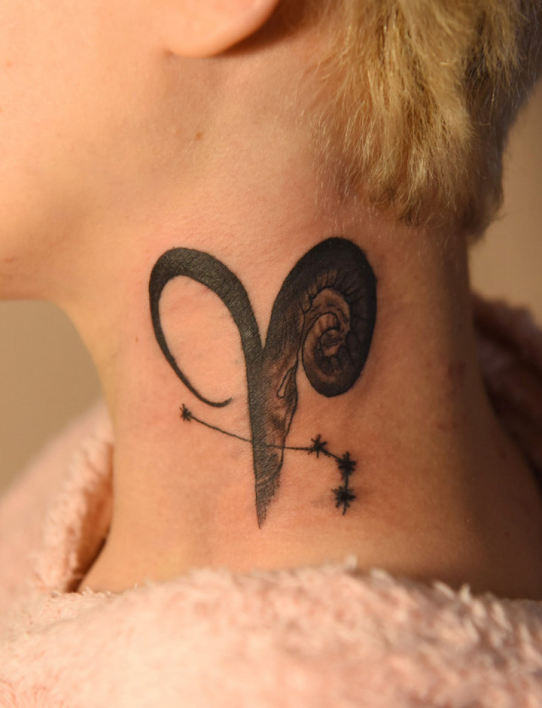 Zodiac sign aries, photo - Tattoo Master Barb Tattoo