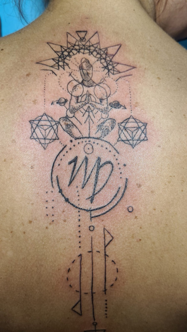 Virgo zodiac sign, photo - Tattoo Master Barb Tattoo