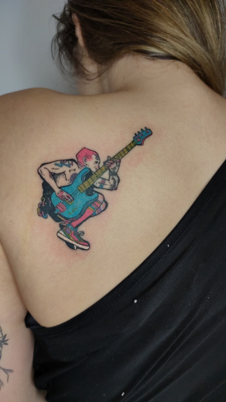 Gitarre, photo - Tattoo-Meister Barb Tattoo