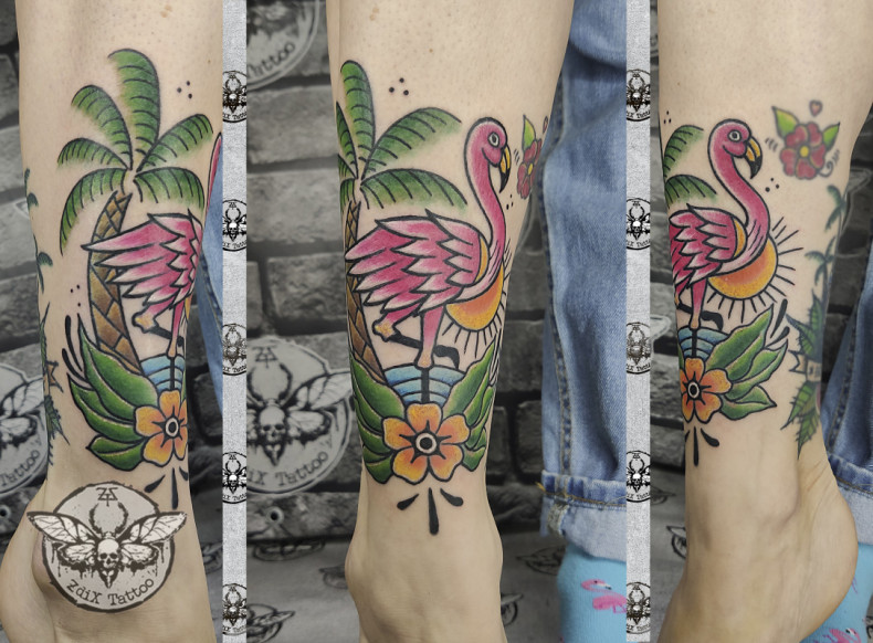 Flamingo, photo - Tattoo-Meister Barb Tattoo