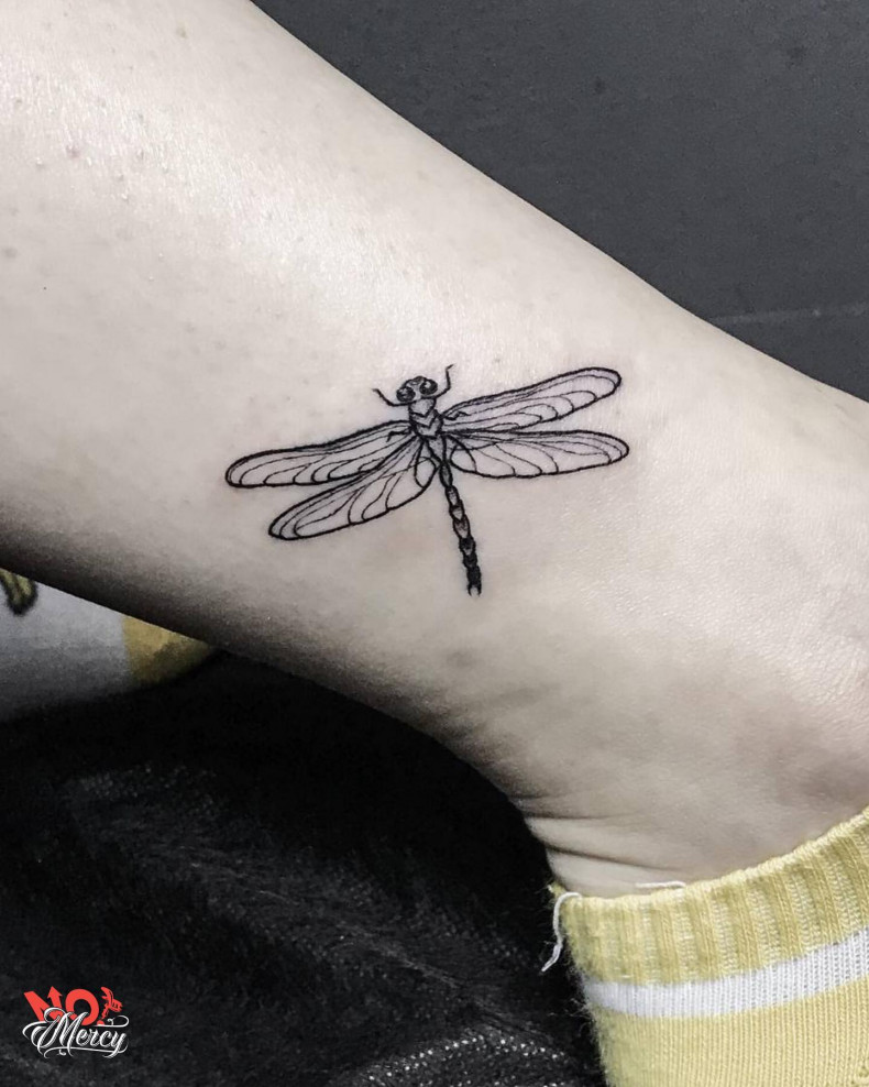 Ważka, photo - Tatuażysta Barb Tattoo