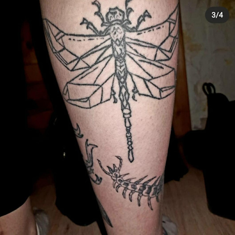 Ważka, photo - Tatuażysta Barb Tattoo