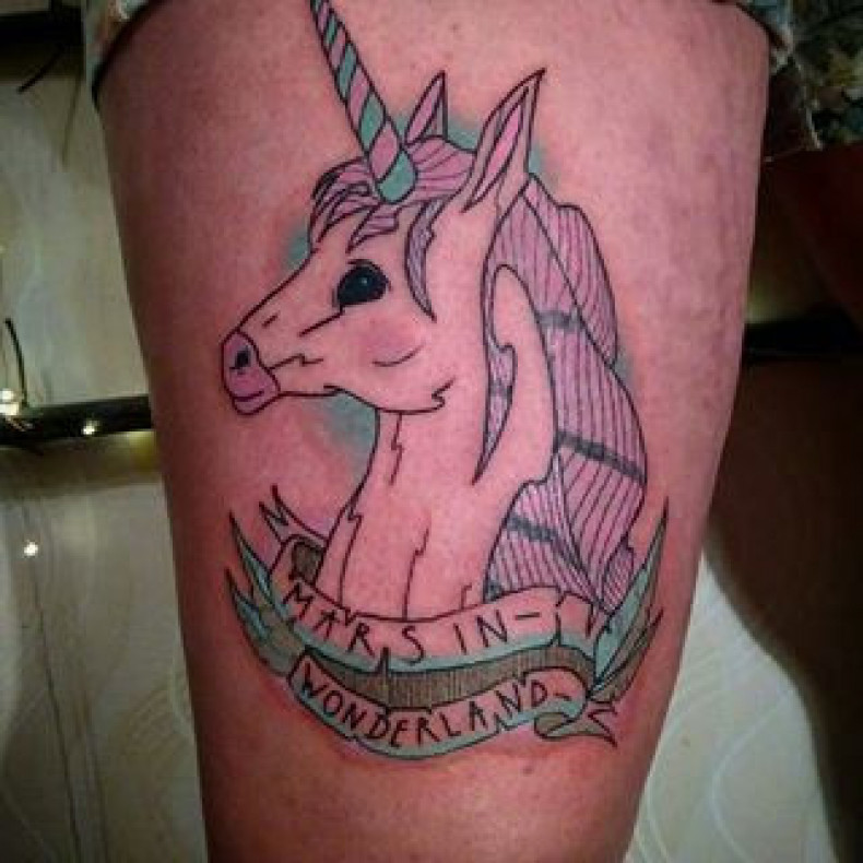 Einhorn, photo - Tattoo-Meister Barb Tattoo