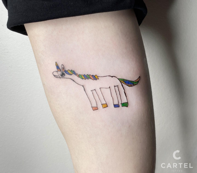 Unicorn, photo - Tattoo Master Barb Tattoo