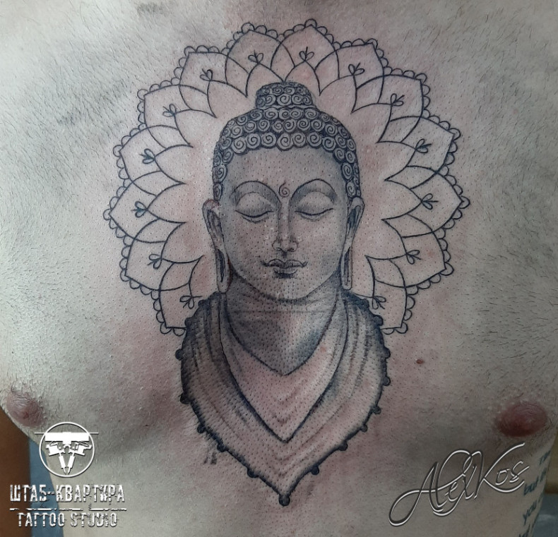 Budda, photo - Tatuażysta Barb Tattoo