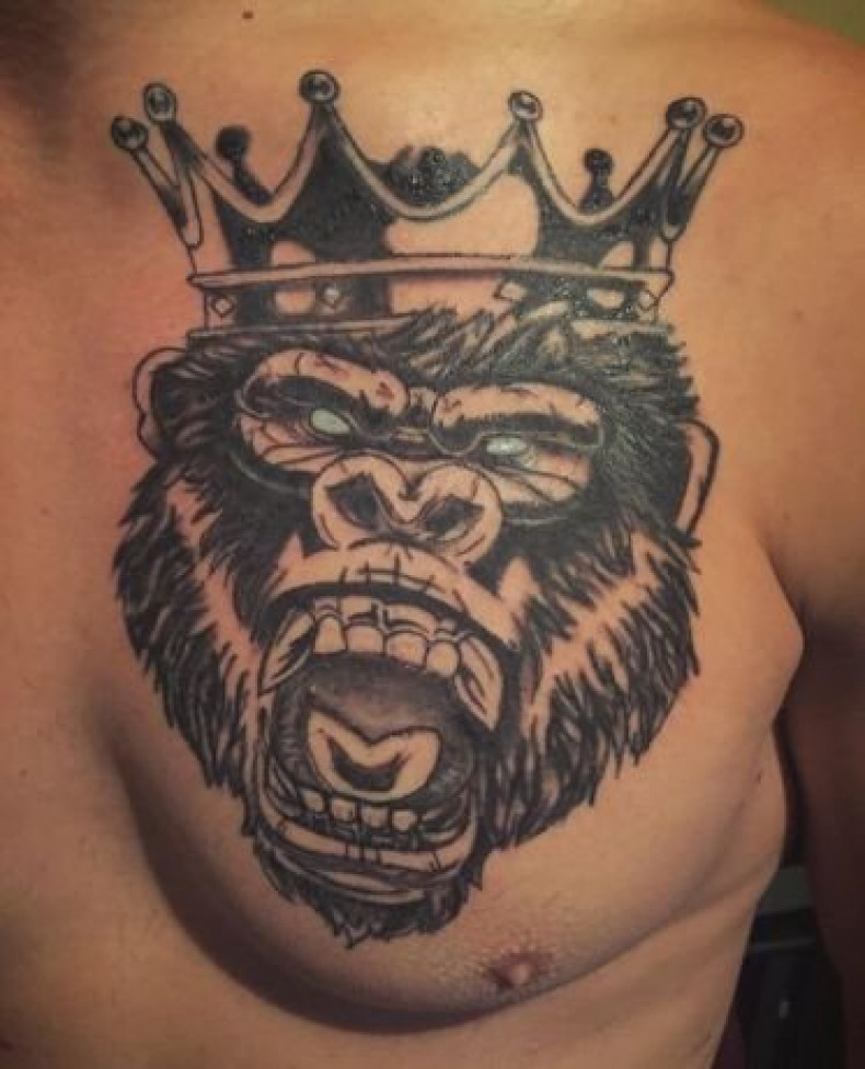 Gorilla Affe, photo - Tattoo-Meister Barb Tattoo