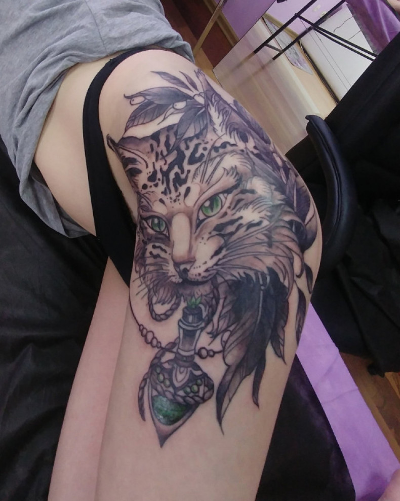 Lynx, photo - Tattoo Master Barb Tattoo